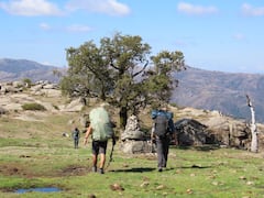 在国家公园最美丽的山谷徒步旅行