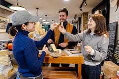 Prueba quesos británicos de clase mundial en Mayfair