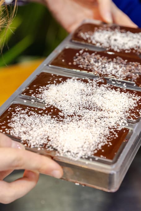 Créez une tablette de chocolat avec un chocolatier