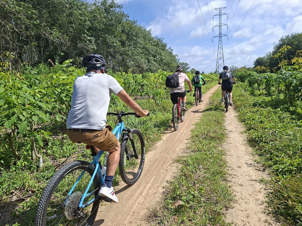 Bike in the jungles and farmland of Phuket