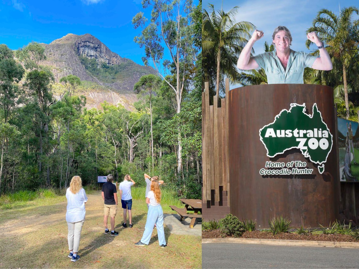 Australia Zoo - Glass House Mountains Tour Combo