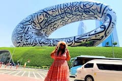 Tour privado de medio día por la ciudad de Dubái con la Mezquita Azul