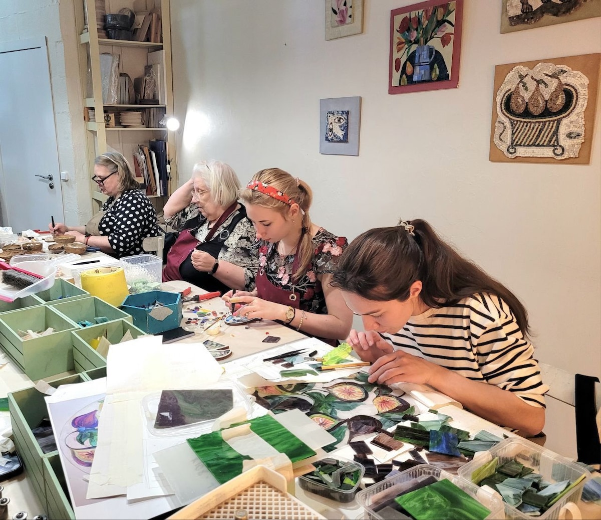 The magic of diamond mosaics