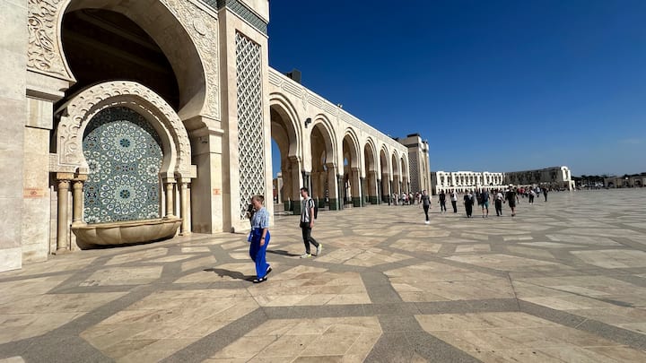 Мечетта в Казабланка, медини и крайбрежна алея
