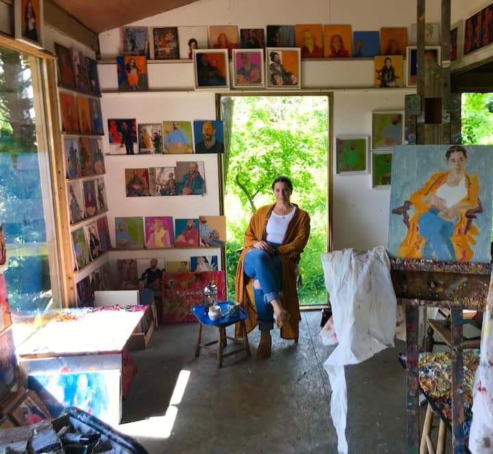 Бърз портрет, нарисуван от всепризнатата художничка