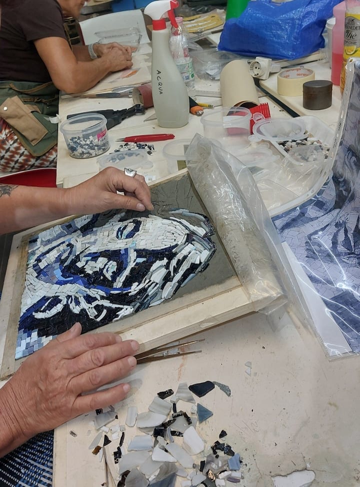 Azulejos de Roma: Experiencia práctica con mosaicos