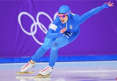 Patins de vitesse avec l'athlète olympique Francesca Bettrone