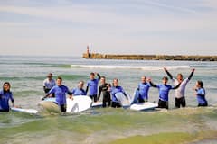 Clases de surf con traslado en Porto Surf School