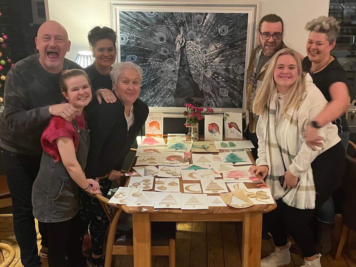 Paint scottish flowers & wildlife