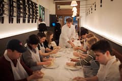 Clase de cocina de pizza en el centro de Roma