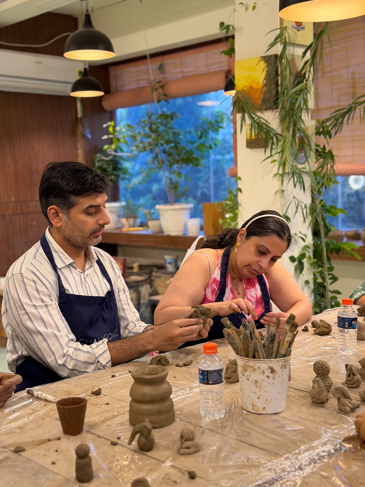 Terracotta Pottery on potters wheel/hand building