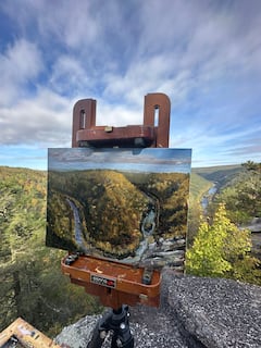 Plein Air Paint in The Pocono Mountains