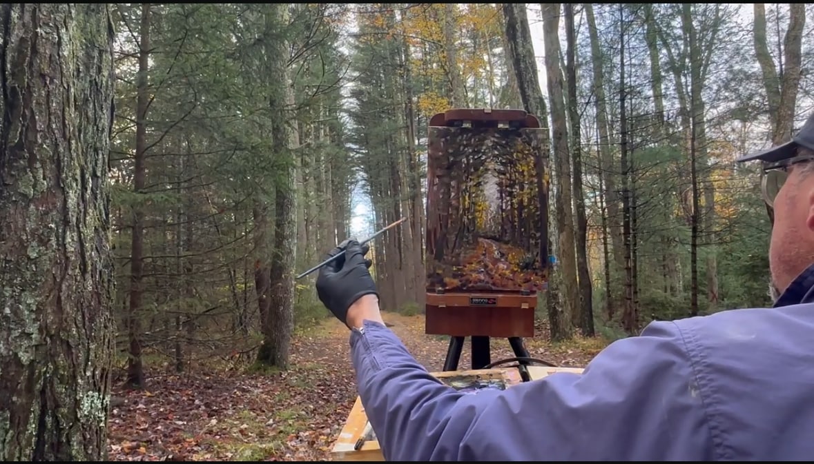 Plein Air Paint in The Pocono Mountains