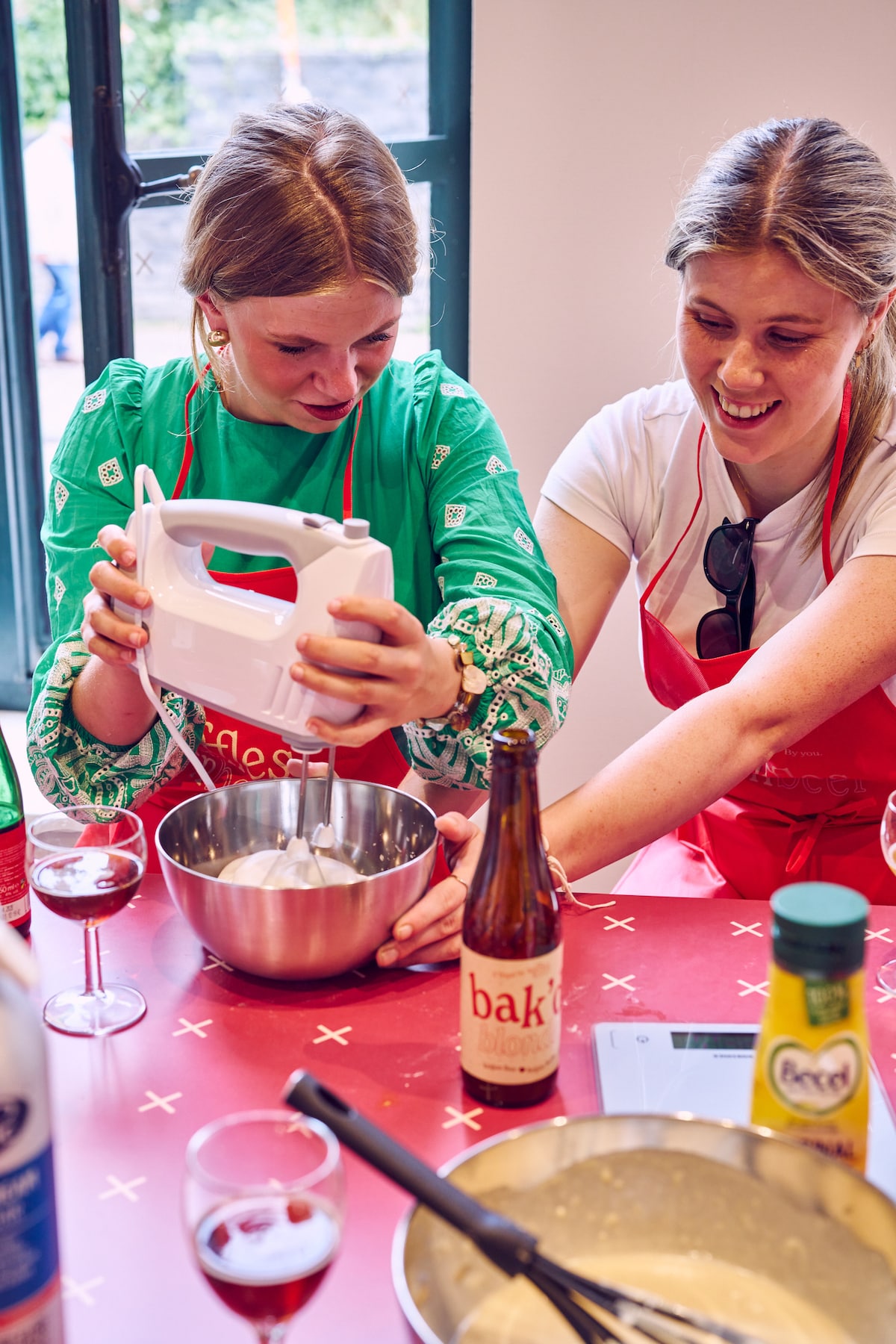 Belgian waffle-making workshop with beer tasting