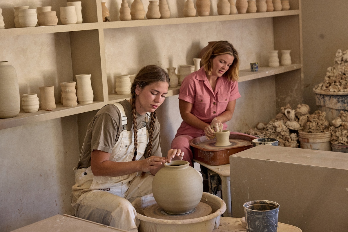 Make your own matcha set at Malibu Potteries