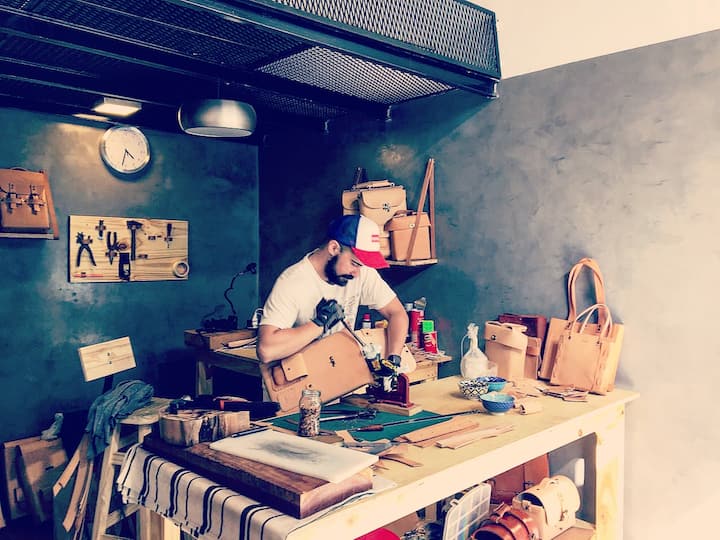 Направи своя собствена кожена чанта тип Tote Bag на ръка