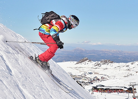 Your photographer on the Sierra Nevada slopes 2h