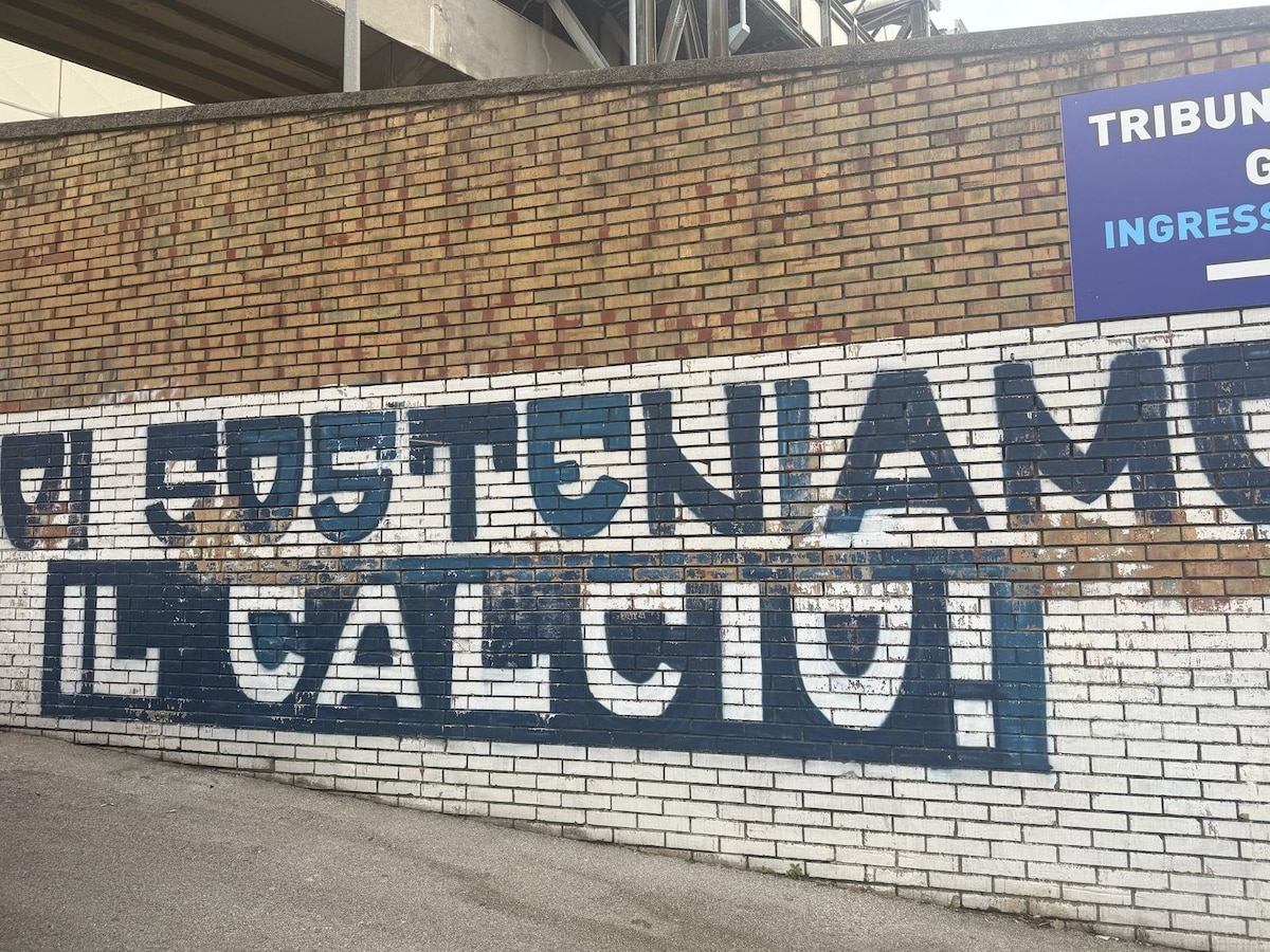 Outside Maradona Stadium Tour - No Access inside