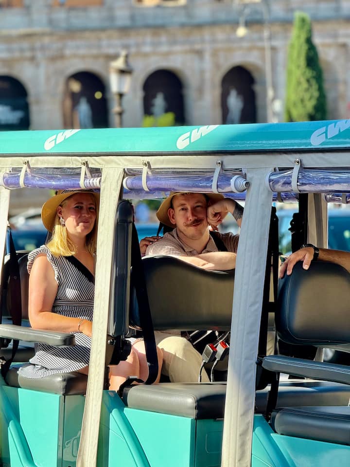 Shëtitje me karrocë golfi dhe degustim akulloresh artizanale