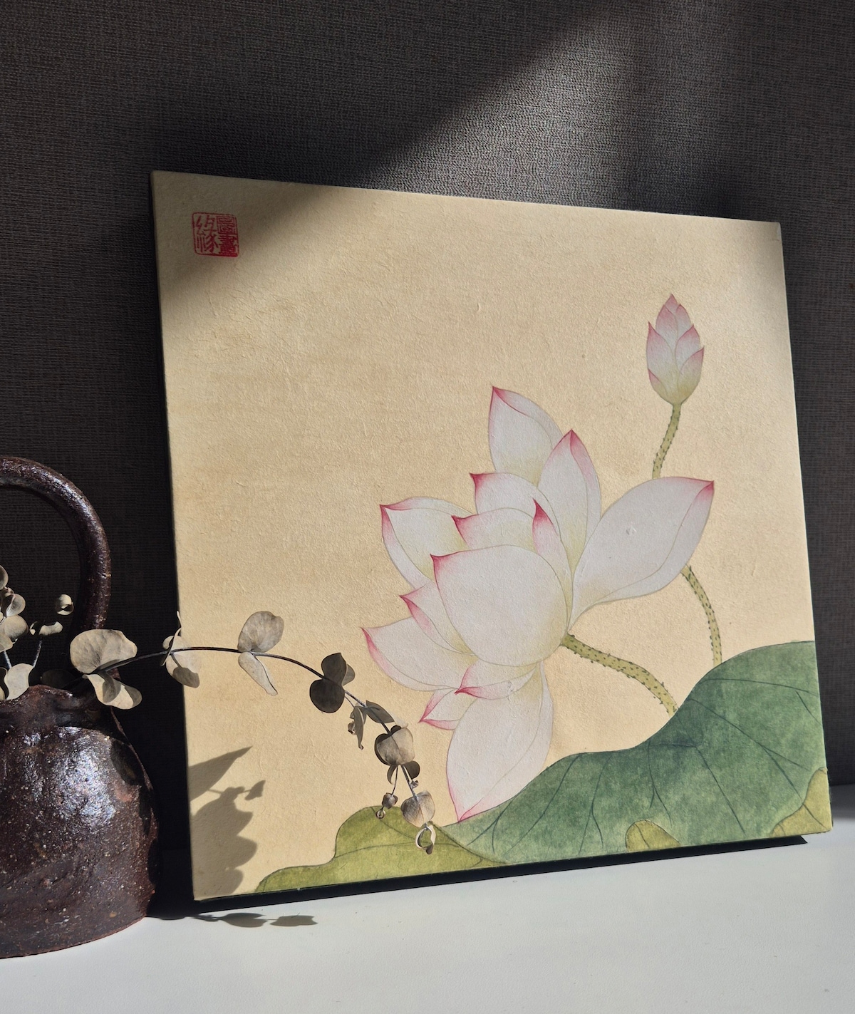 Korean Folk Painting and Green Tea Ceremony in Bukhan Mountain View