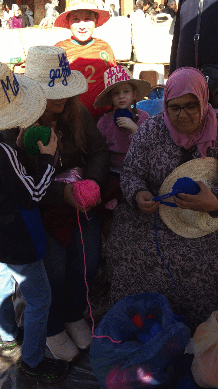 Qëndisni dhe personalizoni shportën tuaj në Marrakesh
