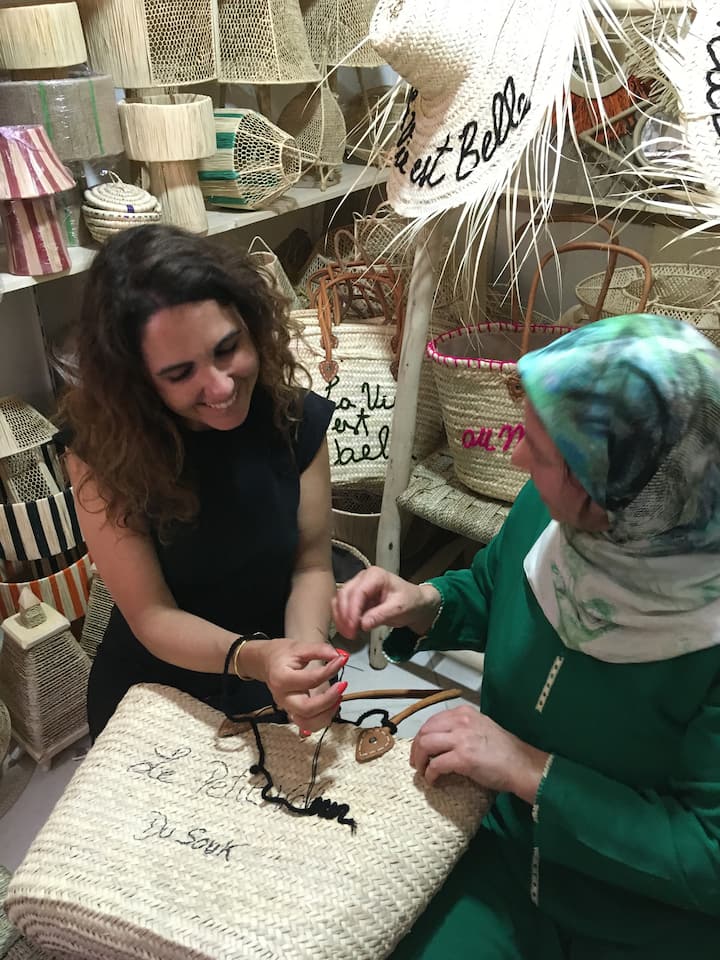 Qëndisni dhe personalizoni shportën tuaj në Marrakesh