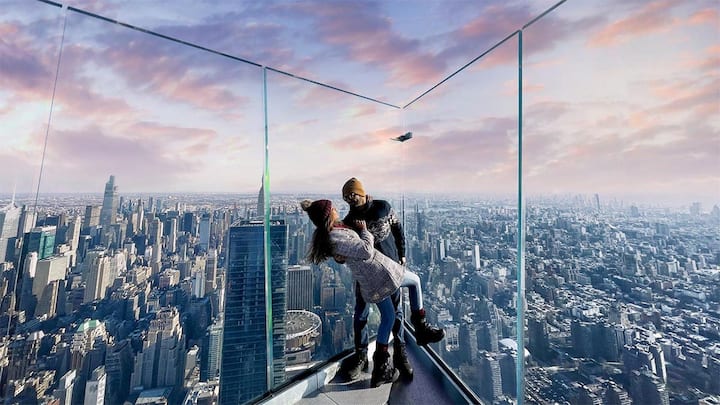 Обзорна площадка Edge и пешеходна обиколка на Манхатън