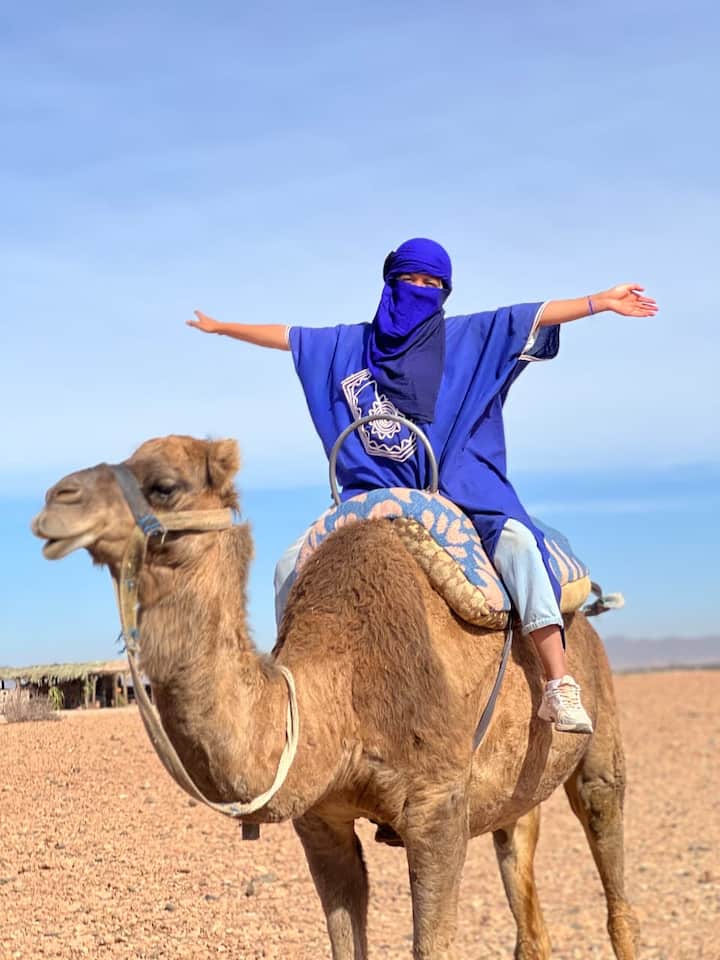 Marrakech: paseo en dromedario por el Palmeral