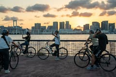 Tour guiado en bicicleta eléctrica por la bahía de Tokio (3 horas)