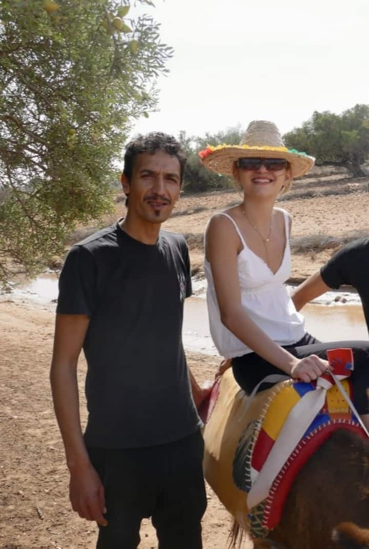 Опознайте природата, яздейки
на магаре