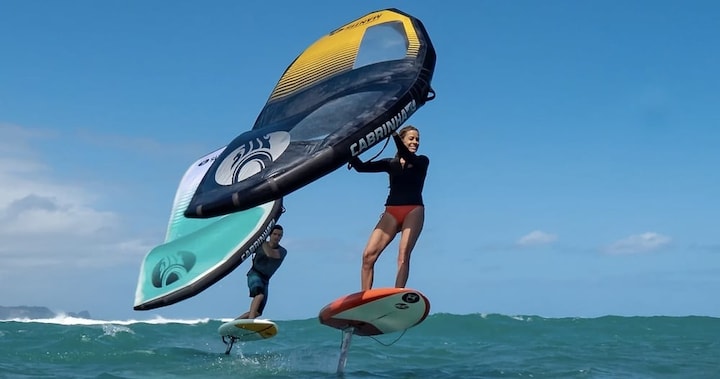 Wing foil across Biscayne Bay · ☆5.0