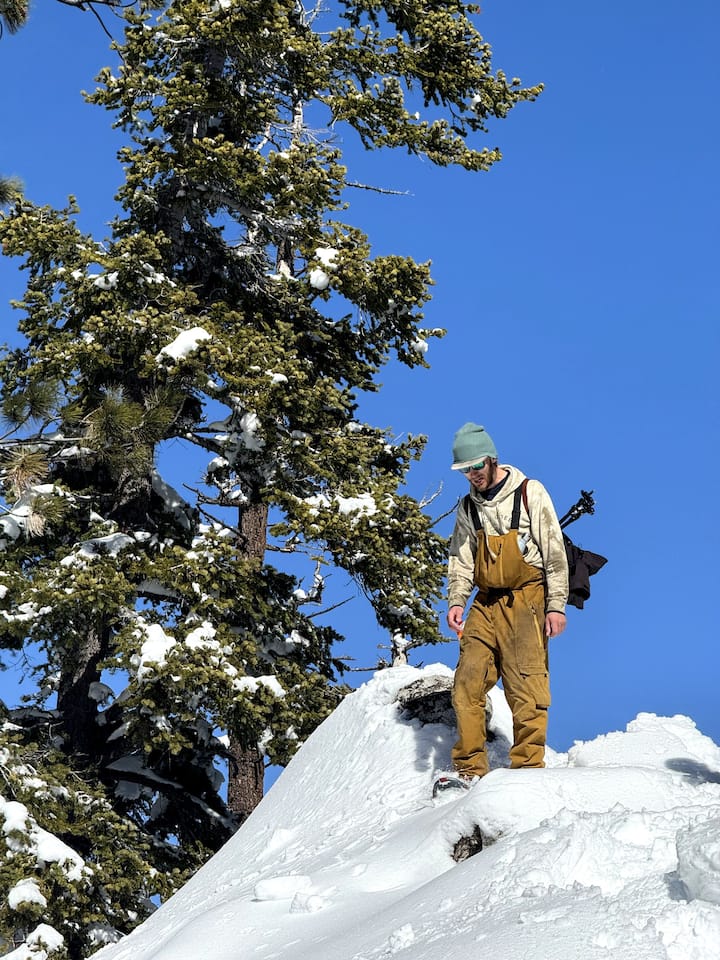 Сензационни живописни ски обувки в Южен Тахо