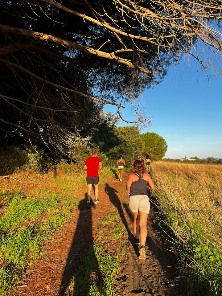 Обиколка на Остия между боровата гора и морето с кафе