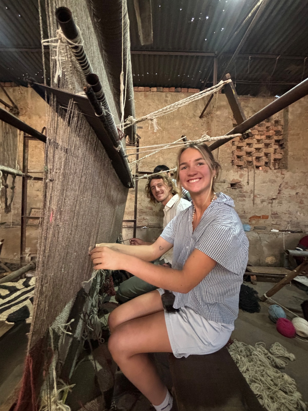 Handcraft rugs with master weavers