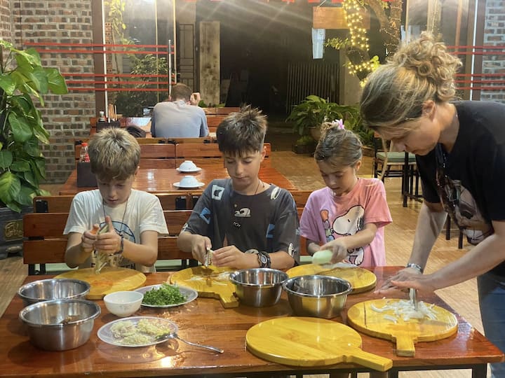 Cocina auténtica comida vietnamita en Tam Coc