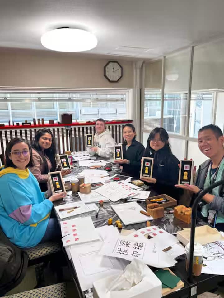 Crea tu propio sello Hanko japonés en Kioto