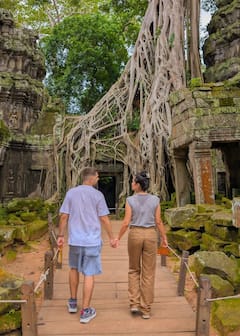 Recorrido por Angkor Wat y Ta Prohm a la hora dorada de la tarde