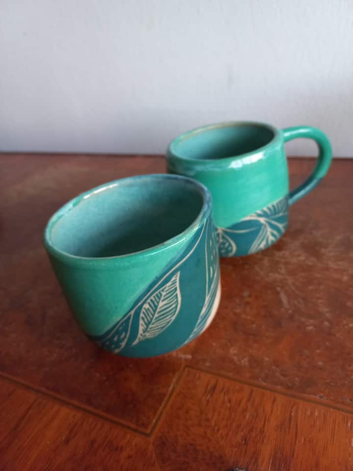 Clase de cerámica con un artista local