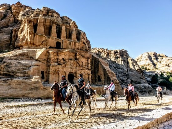 Explore Petra like Indiana Jones on a horseback