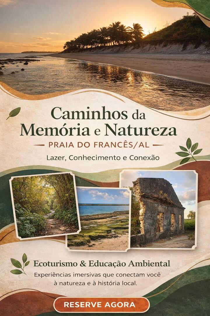 Caminos de la memoria y la naturaleza de Praia do Francês