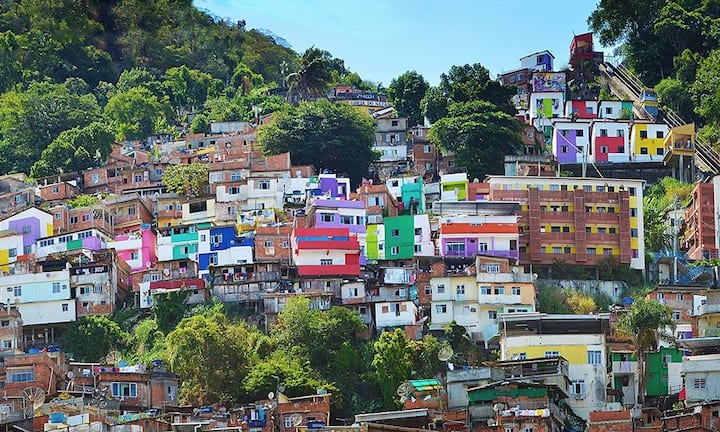 Vizitoni Favela Santa Marta - Shëtitje në këmbë
