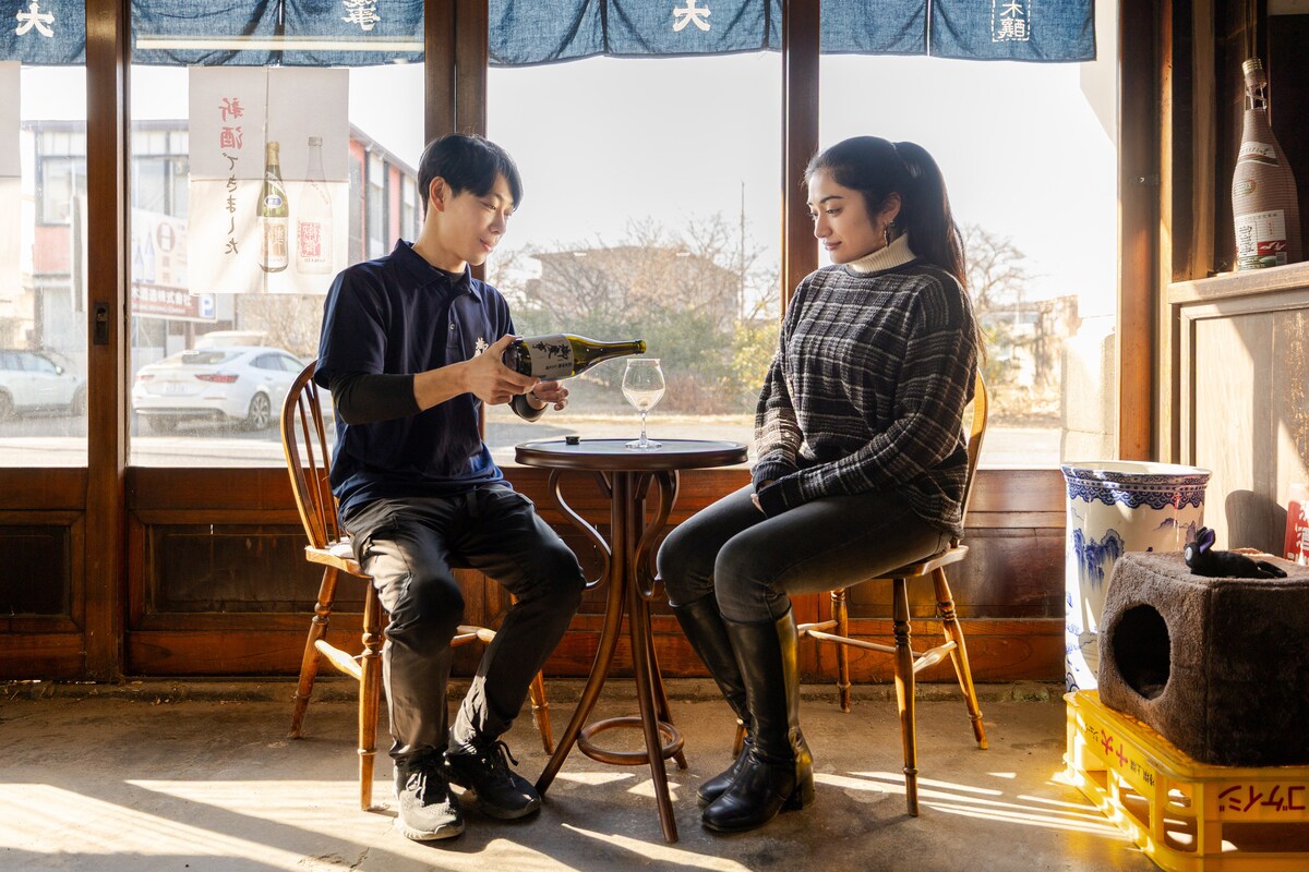 Experience at Aoki Sake Brewery  Sake tasting & brewery tour