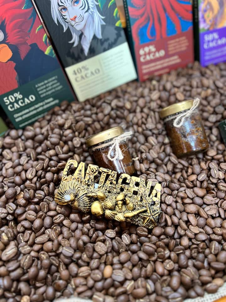 კოლუმბიური რომის დეგუსტაცია ხელნაკეთი შოკოლადით