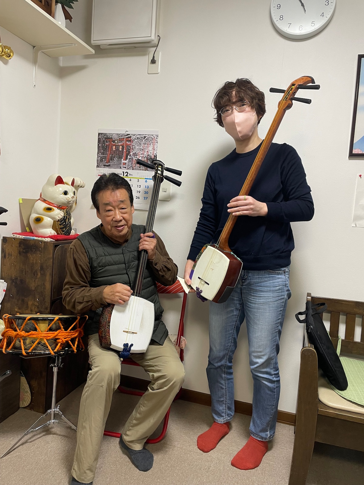 Experience shamisen, Japanese drum, and shakuhachi | Play Japanese sounds