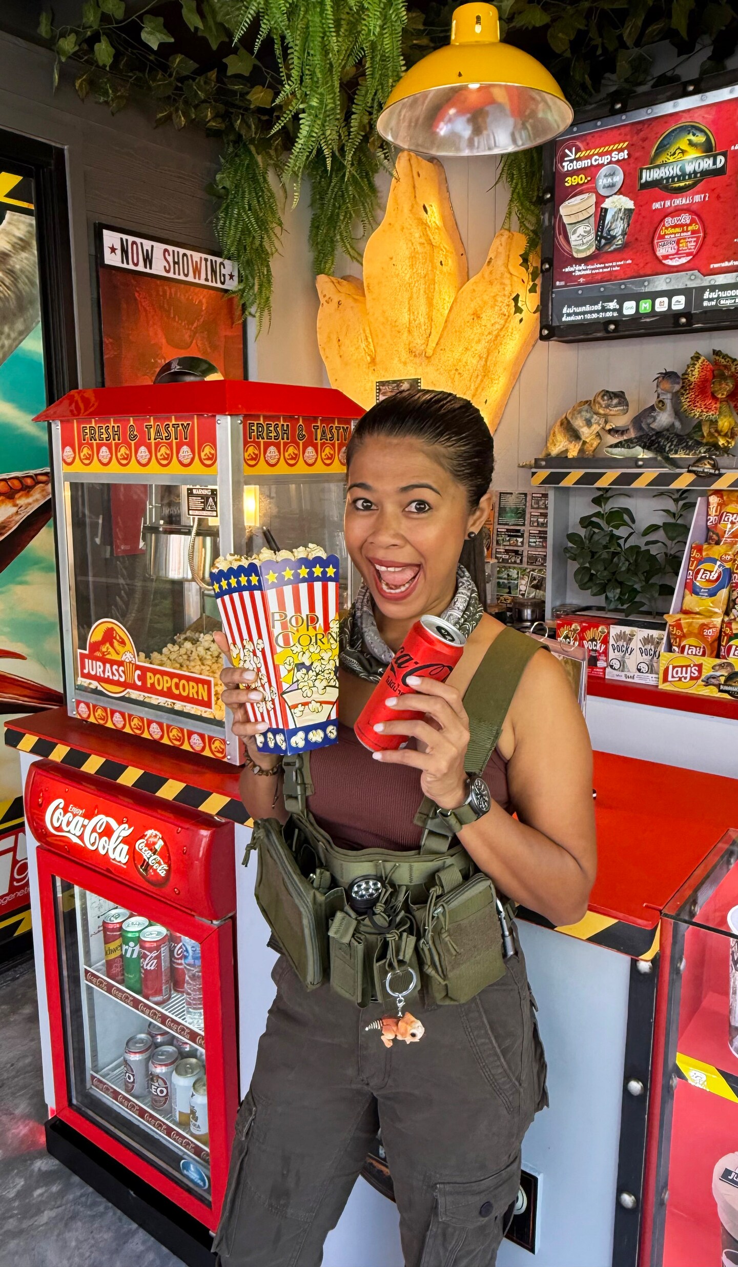 Jurassic Props Exhibit & Krabi Filming Locations