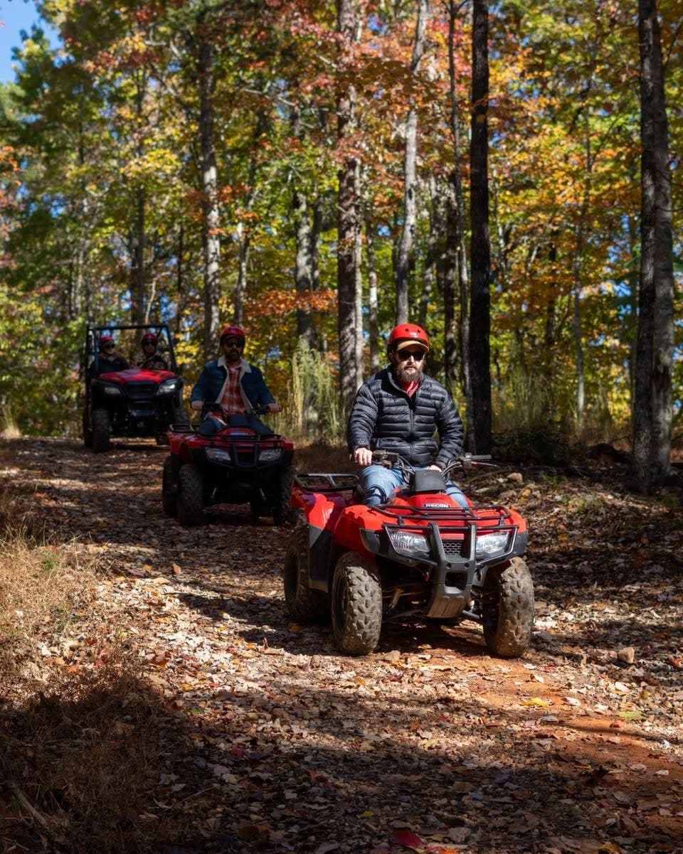 Atv guided mountain tour in Northeast Georgia