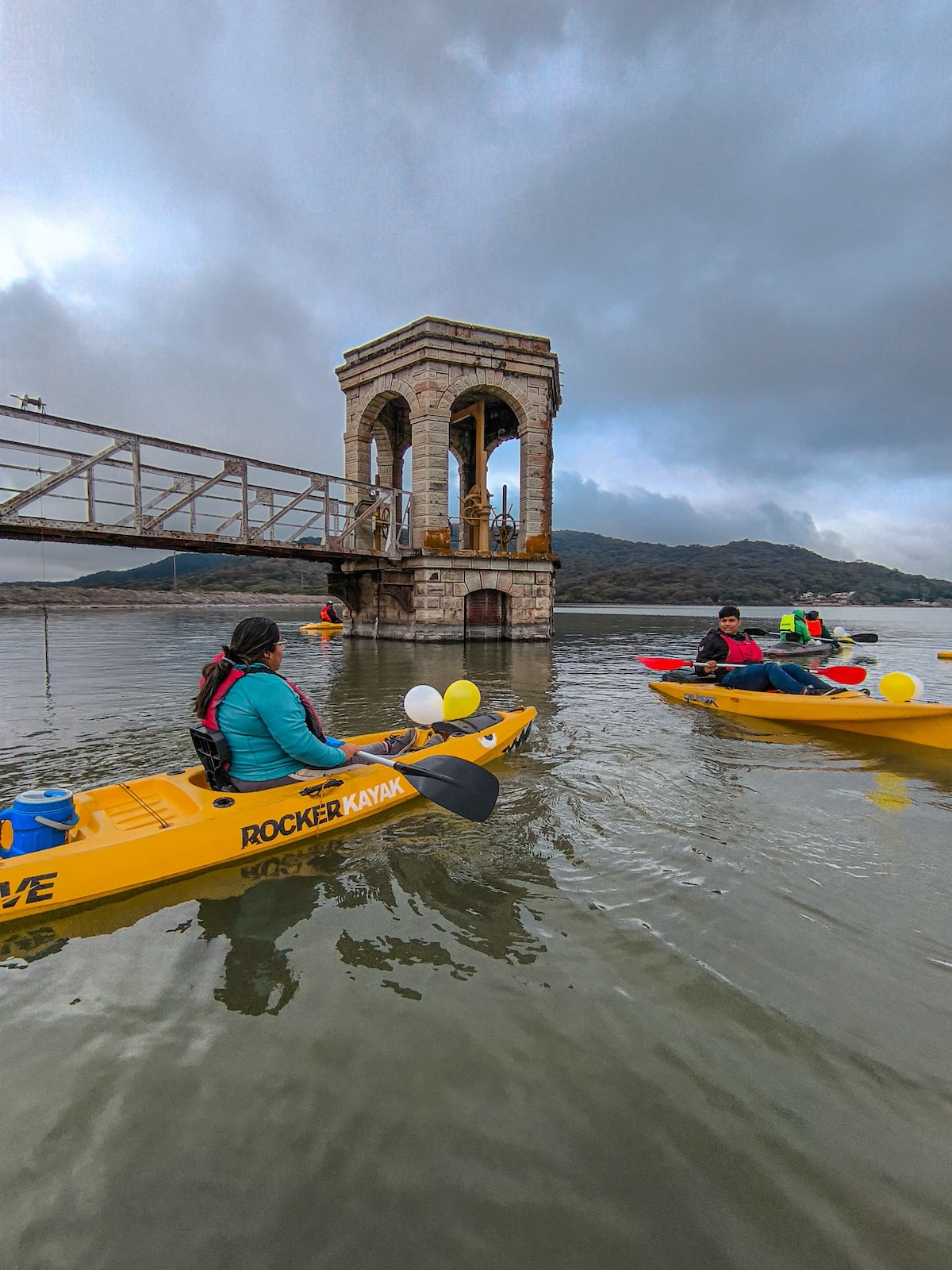 Tour the seawall and the breakwater tower by kayak