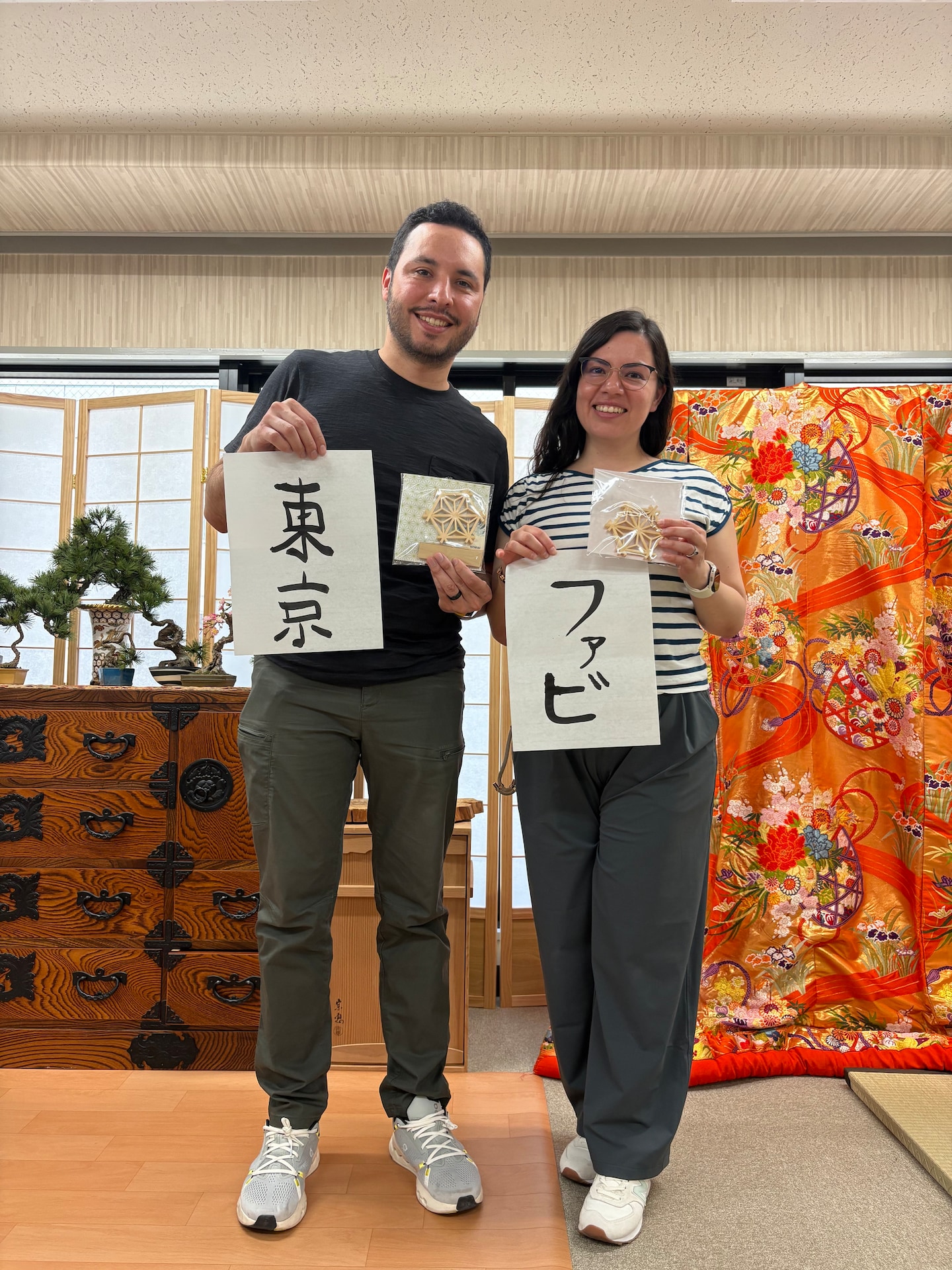 Asakusa Art of Kumiko Make Your Own Coaster＆Matcha