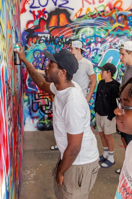 Spray Paint with a Local Artist