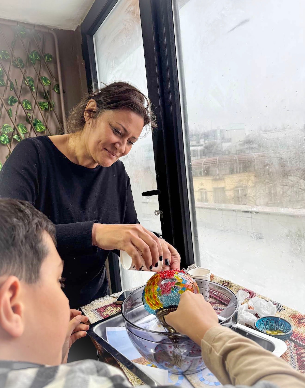 Mosaic Lamp Workshop in Cazin